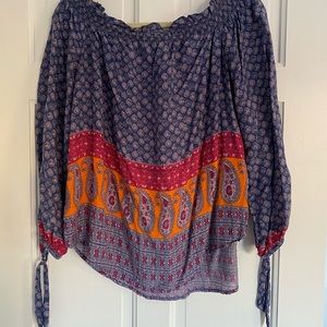 BeachLunchLounge Off the Shoulder Blouse Top